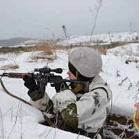 Розыгрыш эпизода отражения нападения условного НВФ на блок-пост