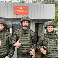 Личный состав нового пополнения выполнил упражнения учебных стрельб