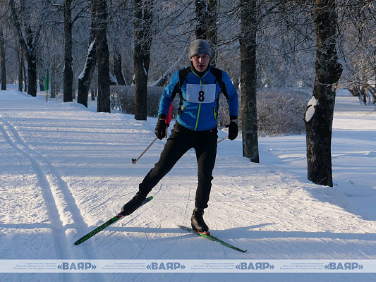 В Минске прошли соревнования по лыжным гонкам среди воинских частей центрального подчинения