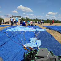 Открытие   чемпионата Республики Беларусь по парашютному спорту ветеранов-парашютистов