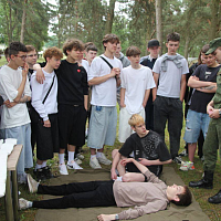 Началась работа военно-патриотических лагерей