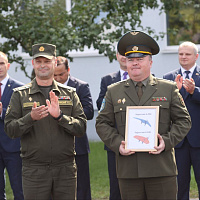 Годовой праздник военного факультета в Белорусской государственной академии авиации