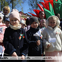В Гродно прошла акция «Белые журавли», посвященная 80-летию Великой Победы