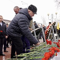 Торжественные мероприятия по случаю освобождения города Рогачёва от немецко-фашистских захватчиков