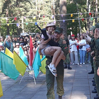 Курсанты Военной академии приняли участие в организации и проведении «Зарницы»