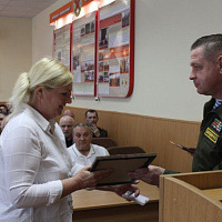 Торжественное собрание по случаю 105-летия со дня образования военного комиссариата Витебской области