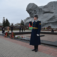 Церемония возложения цветов в мемориальном комплексе «Брестская крепость-герой»
