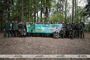 Военнослужащие ВВС и войск ПВО присоединились к республиканской акции «Дай лесу новае жыццё»