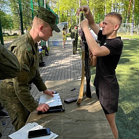 В Военной академии Республики Беларусь стартовал районный этап военно-патриотической игры «Орлёнок»