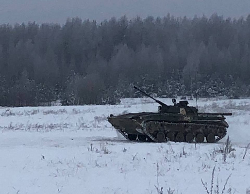 Тест-драйв танков для курсантов