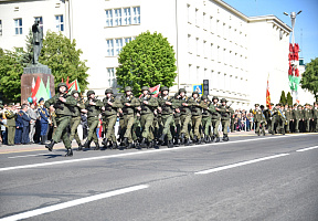 Празднование Дня Победы в Бресте
