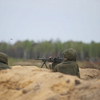 С военнообязанными прошло ротное тактическое учение с боевой стрельбой