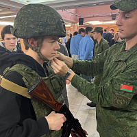 В Гомеле прошла военно-патриотическая акция «Готовы Родине служить»