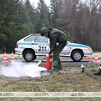 Отборочное состязание на конкурс «Дорожный патруль»