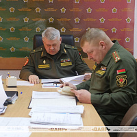 Совместная штабная тренировка на базе стационарных пунктов управления в пунктах постоянной дислокации органов военного управления тылового обеспечения