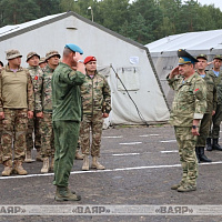 Генерал-майор Вадим Денисенко поздравил кыргызских военнослужащих с Днём Независимости