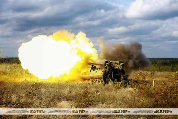 На полигоне Осиповичский прошли занятия по специальной подготовке с одним из подразделений 231 абр