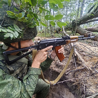 Тактическое учение с одним из подразделений 92-го реактивного артиллерийского полка