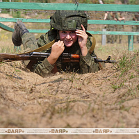 Комплексное занятие с курсантами Военной академии Республики Беларусь