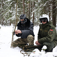 Занятия по выживанию для лётного состава Военно-воздушных сил
