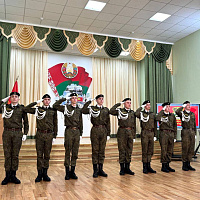 В Могилёве в средней школе №12 состоялось торжественное открытие военно-патриотического клуба «Бригада»