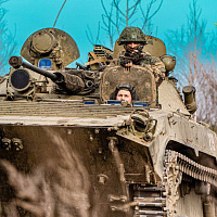 Занятия по тактике с курсантами Военной академии