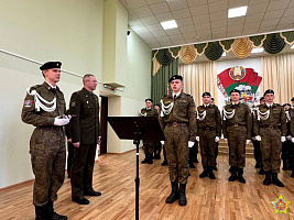 В Могилёве в средней школе №12 состоялось торжественное открытие военно-патриотического клуба «Бригада»