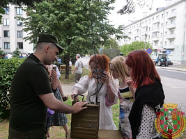 Празднование Дня Независимости в сквере Мулявина