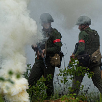 Курсанты военной академии сдают государственные экзамены