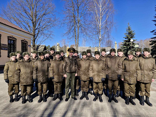 Военнослужащие 72 ОУЦ посетили Борисовский объединенный музей