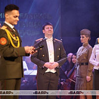 Военные артисты выступили с отчетным концертом