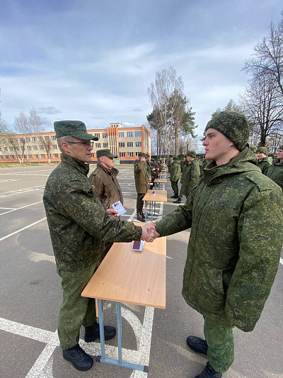 Выпуск специалистов в 59 шпс 72 ОУЦ