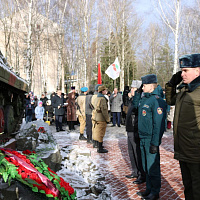 Военнослужащие 36 дмостбр и 65 автбр приняли участие в митинге   «Пока мы помним — мы живем!» 