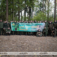 Военнослужащие ВВС и войск ПВО присоединились к республиканской акции «Дай лесу новае жыццё»