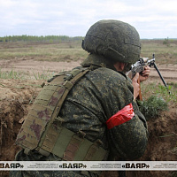 Этап батальонного тактического учения с боевой стрельбой с одним из механизированных подразделений 6 омбр