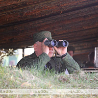 В ходе тактических учений с 19 омбр на полигоне «Лепельский» прошел тактический розыгрыш