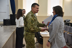 В клубе 38 одшбр прошёл торжественный вечер чествования матерей военнослужащих