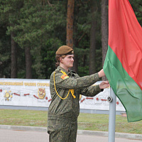 Открытие второй смены военно-патриотического лагеря в 6 омбр 