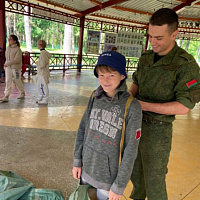 Курсанты Военной академии приняли участие в организации и проведении «Зарницы»