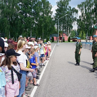 Открытие второй смены военно-патриотического лагеря в 103 овдбр