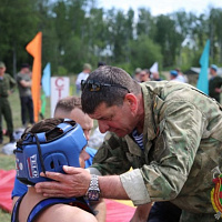 Финальный этап испытаний на право ношения нагрудного знака «Доблесть и мастерство»