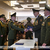 В Военной академии Республики Беларусь состоялся юбилейный 40-й выпуск младших офицеров