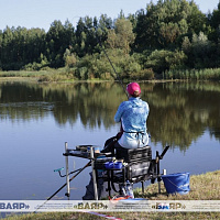 В фермерском хозяйстве «Запрудное» прошло первое соревнование по рыбной ловле