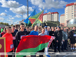  В Барановичах прошел легкоатлетический кросс в честь 105-летия войск связи