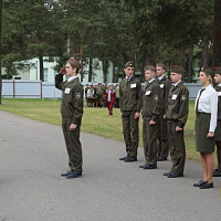 На полигоне Гожский проходит областной этап республиканской военно-патриотической игры «Орлёнок»