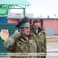 Торжественное вручение техники подразделениям сил специальных операций в 103 овдбр
