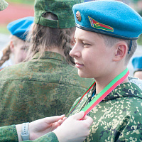 В Минском областном кадетском училище прошёл финальный этап военно-спортивной игры «Зарница»