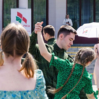 Торжественный митинг, посвящённый очередной годовщине Победы