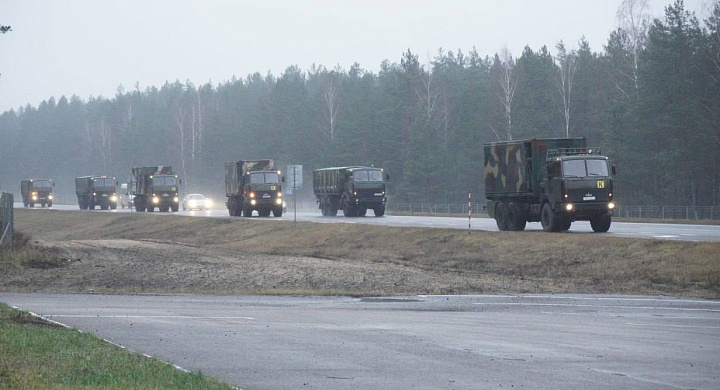 Военнослужащие 361 боо (ЦОВУ) совершили 50-километровый марш