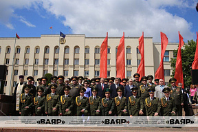 Выпуск офицеров военного факультета в Гродненском государственном университете имени Янки Купалы